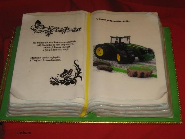 john deere, torta, Narodeninové torty, zuskam, 1