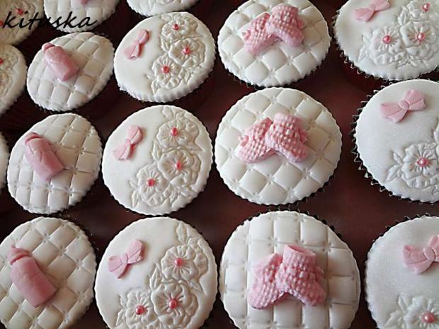 krtinové maffinky, torta, Zákusky krtinové maffinky, torta, Zákusky, kituska, 1
