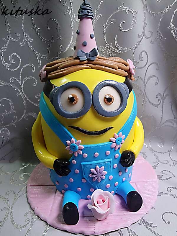 minionka, torta, Rozprávkové torty minionka, torta, Rozprávkové torty, kituska, 1