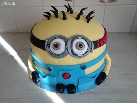 Narodeninový mimoň, torta, Rozprávkové torty, AlenaM, 1