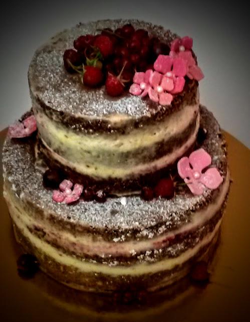 naced cake, torta, Narodeninové torty, miriamr, 1