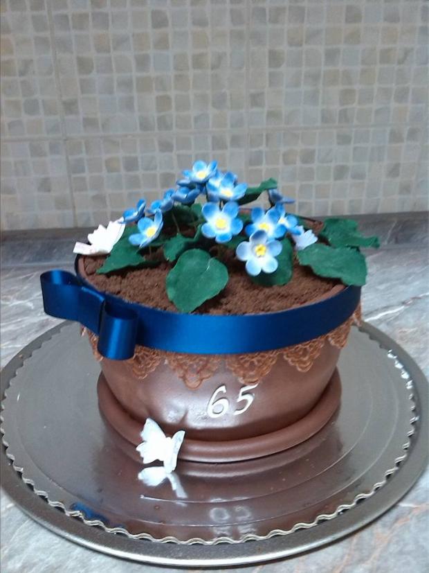 FIALKA , torta, Narodeninové torty, bea601, 1