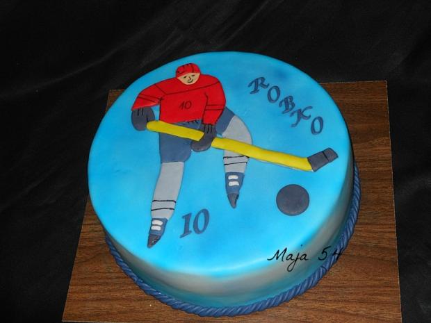 pre hokejistu .., torta, Narodeninové torty, Maja54, 1