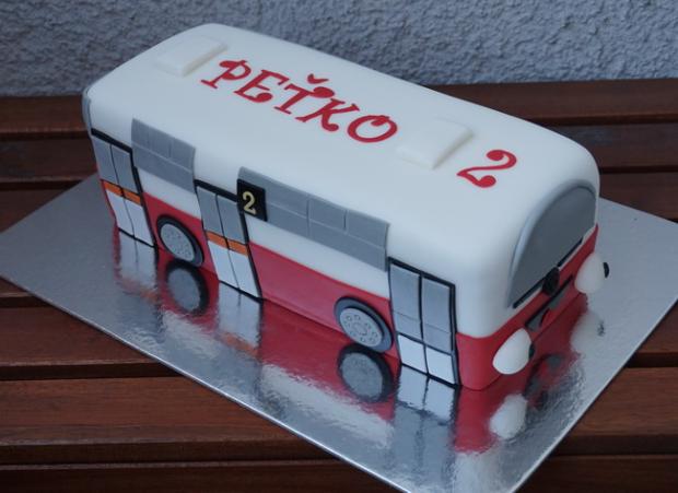 Autobus, torta, Torty autíčka, vláčiky Autobus, torta, Torty autíčka, vláčiky, zabinka, 1