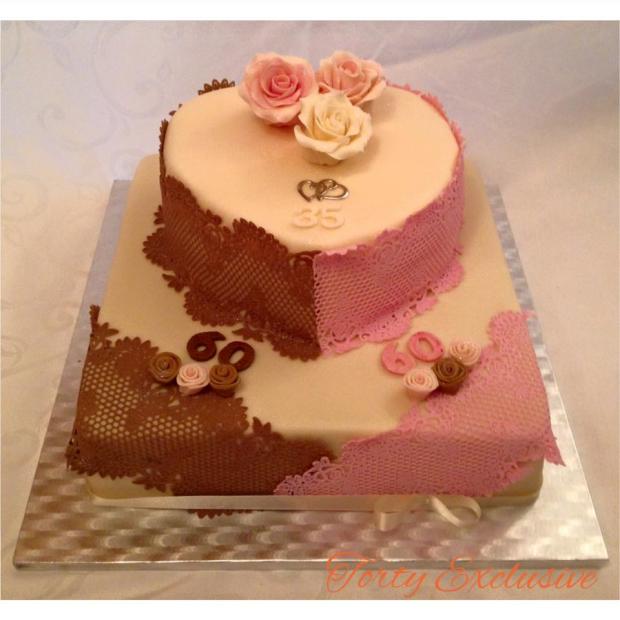 Nerodeninová pre rodičov a ich výročie svadby, torta, Narodeninové torty, Torty Exclusive, 1
