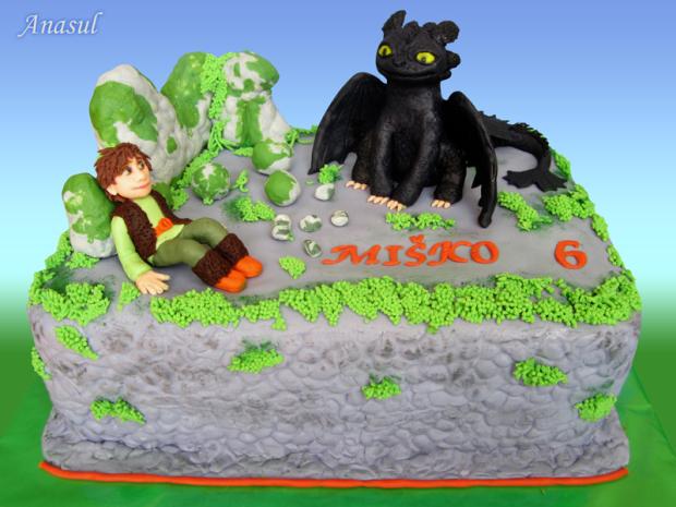 ako si vycvičiť draka, torta, Rozprávkové torty ako si vycvičiť draka, torta, Rozprávkové torty, anasul, 1