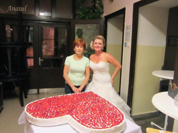 veľké svadobné srdce, torta, Svadobné torty veľké svadobné srdce, torta, Svadobné torty, anasul, 1