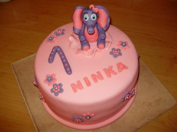 Sloník pre dievčatko, torta, Torty pre dievčatá, Susua, 1