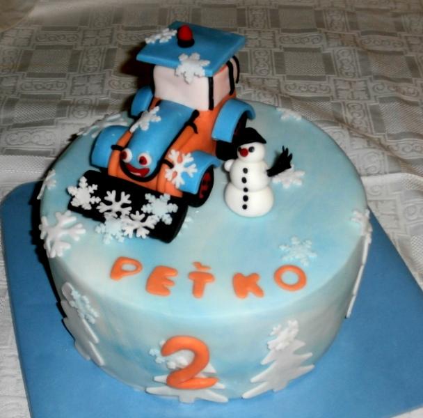 Peťkovi s bágrom, torta, Torty autíčka, vláčiky Peťkovi s bágrom, torta, Torty autíčka, vláčiky, NIELA, 1
