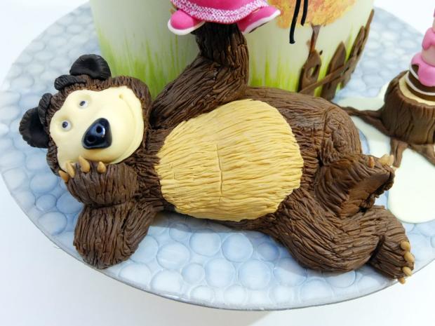 Tortička z rozprávky Máša a medveď, torta, Rozprávkové torty Tortička z rozprávky Máša a medveď, torta, Rozprávkové torty, SWEETarchitect, 4