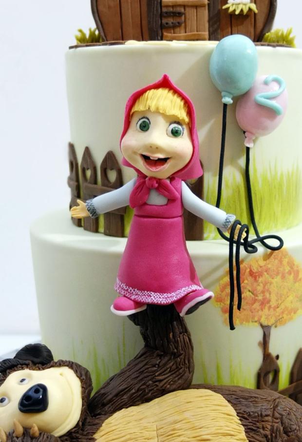 Tortička z rozprávky Máša a medveď, torta, Rozprávkové torty Tortička z rozprávky Máša a medveď, torta, Rozprávkové torty, SWEETarchitect, 5