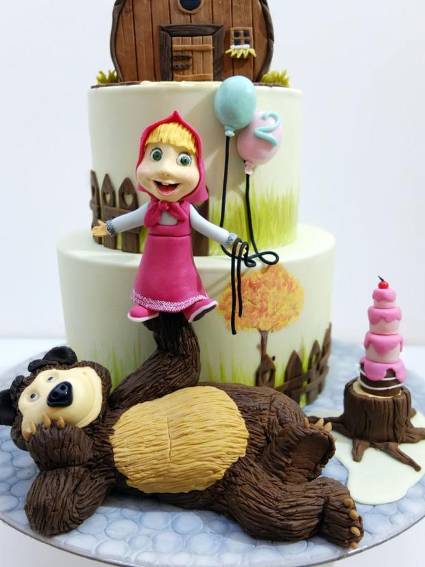 Tortička z rozprávky Máša a medveď, torta, Rozprávkové torty Tortička z rozprávky Máša a medveď, torta, Rozprávkové torty, SWEETarchitect, 6