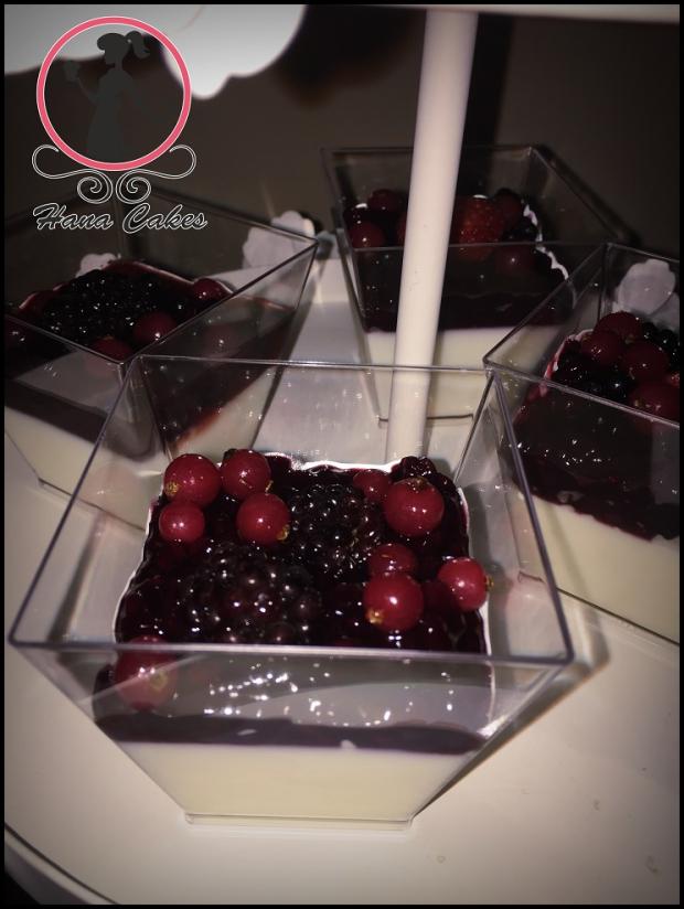 Panna cotta s lesným ovocím, torta, Zákusky Panna cotta s lesným ovocím, torta, Zákusky, HanaCakes, 2