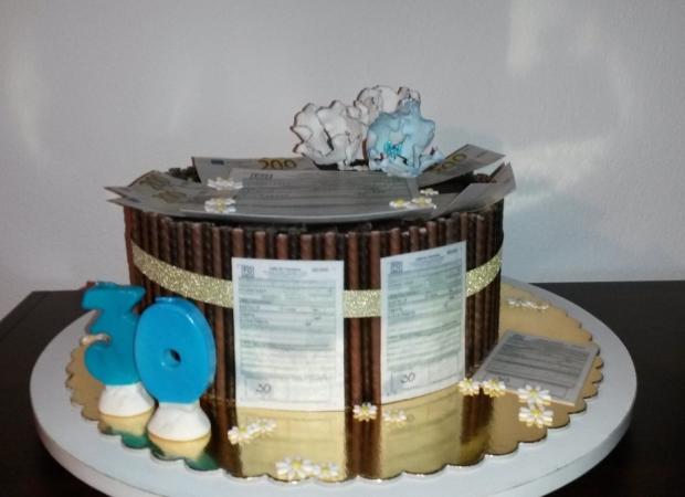 Daňové priznanie pre účtovníka, torta, Narodeninové torty Daňové priznanie pre účtovníka, torta, Narodeninové torty, adelka22, 1