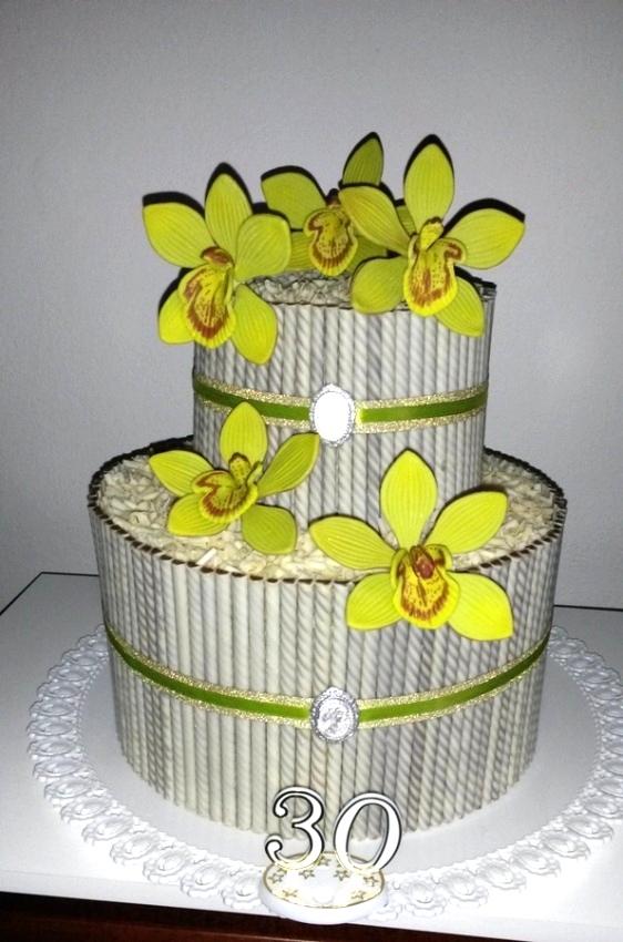 Čokoládová s orchideami, torta, Narodeninové torty Čokoládová s orchideami, torta, Narodeninové torty, adelka22, 1