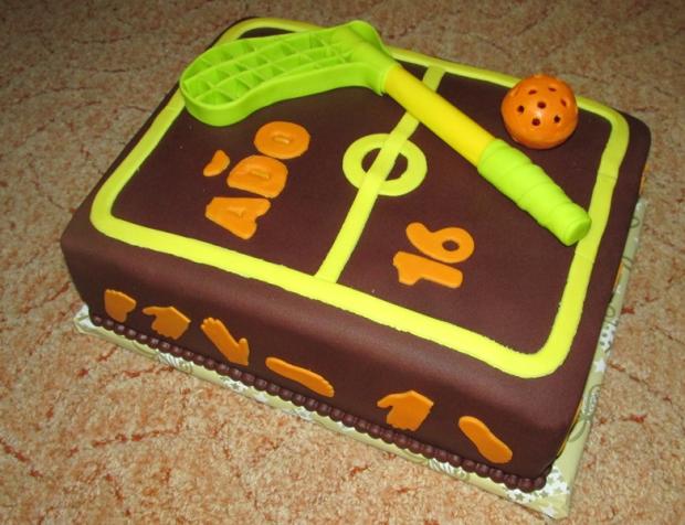 Torta pre Florbalistu, torta, Narodeninové torty, Lubica67, 1