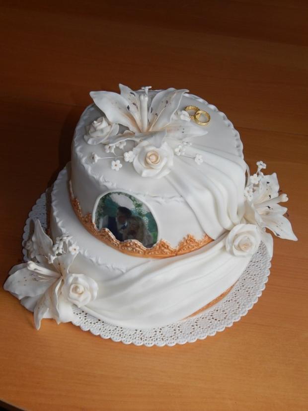 Svadba s foto, torta, Svadobné torty, Lubka212, 1