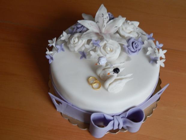 Svadba labute, torta, Svadobné torty, Lubka212, 1