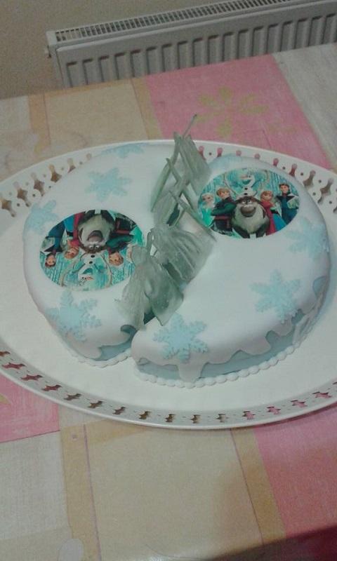 Frozen pre dvojičky, torta, Rozprávkové torty, lajana, 1