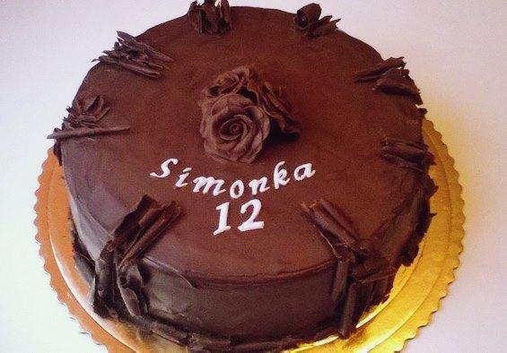 Narodeninová s hoblinkami, torta, Čokoládové torty, Majka23, 1