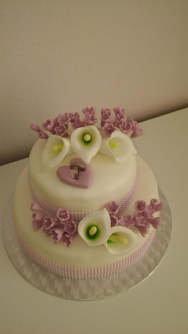 Svadobna s kalami, torta, Svadobné torty, govinda, 1