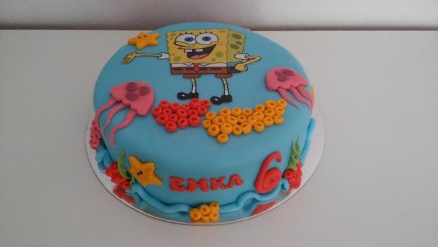 Spongebob, torta, Rozprávkové torty, govinda, 1