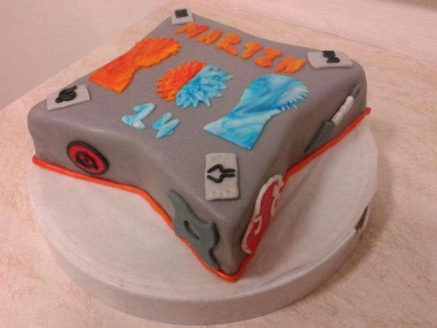Naruto, torta, Narodeninové torty, N a D, 1