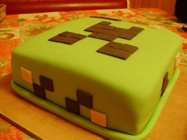 Minecraft, torta, Narodeninové torty, Susua, 2