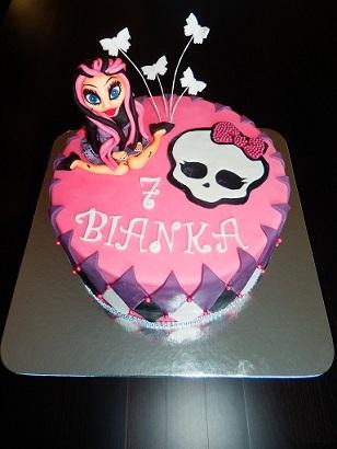 Monster high, torta, Rozprávkové torty, Tykoja, 1