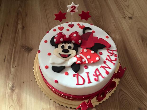 Minnie, torta, Torty pre dievčatá, katuskak, 1