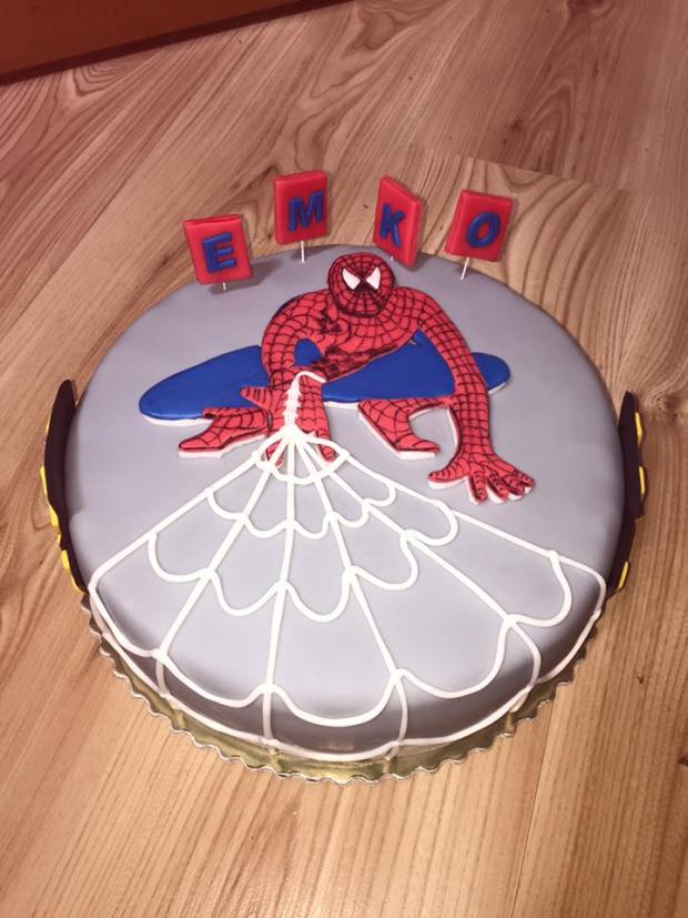 spider man, torta, Rozprávkové torty, katuskak, 1