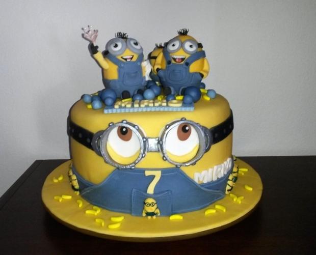 Mimoni pre Mirka, torta, Rozprávkové torty Mimoni pre Mirka, torta, Rozprávkové torty, adelka22, 1
