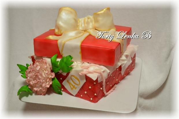 40 th Birthday Box , torta, Narodeninové torty, lenca2410, 1