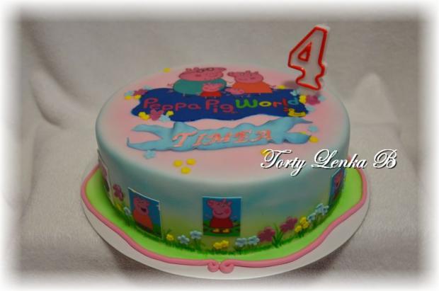 Pig Peppa for Timea, torta, Rozprávkové torty, lenca2410, 1
