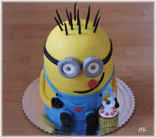 Minion, torta, Rozprávkové torty, adinek, 1