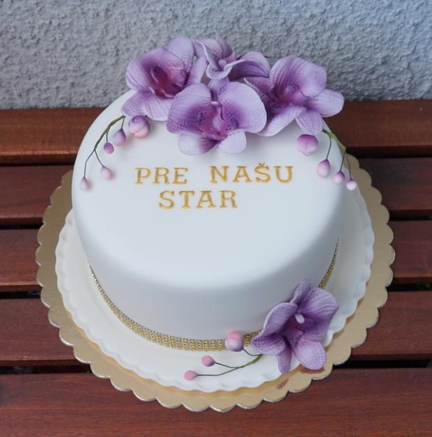 S orchideami, torta, Narodeninové torty, zabinka, 1