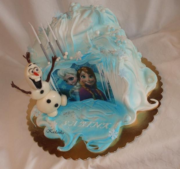 Frozen - Ľadové kráľovstvo, torta, Rozprávkové torty, Kadanka, 1