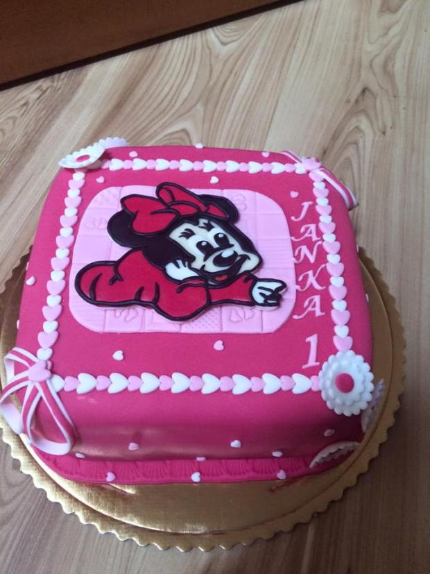Minnie 1, torta, Torty pre dievčatá, katuskak, 2