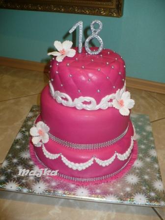 cyklamenová, torta, Narodeninové torty, xara226, 1