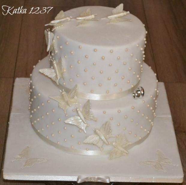 svadobná motýliková, torta, Svadobné torty svadobná motýliková, torta, Svadobné torty, katka1237, 1