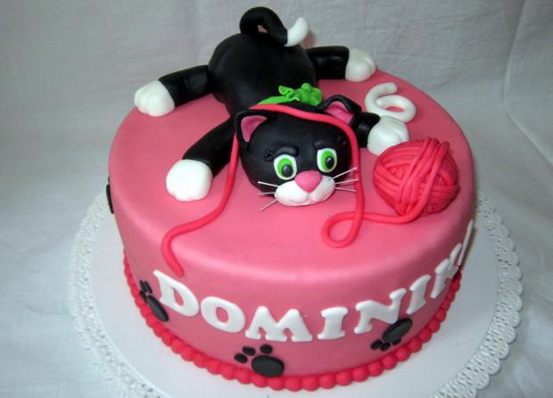 torta s mačičkou, torta, Torty so zvieratkami, janulka01, 1