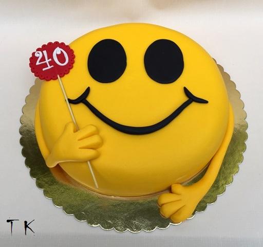 smajlík, torta, Narodeninové torty, TORTY Klaudia, 1