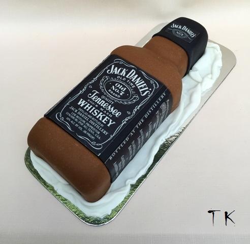 fľaša JD, torta, Narodeninové torty, TORTY Klaudia, 1