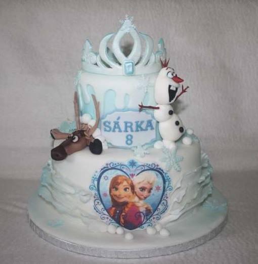 Ľadové kráľovstvo, torta, Rozprávkové torty Ľadové kráľovstvo, torta, Rozprávkové torty, stanula, 1