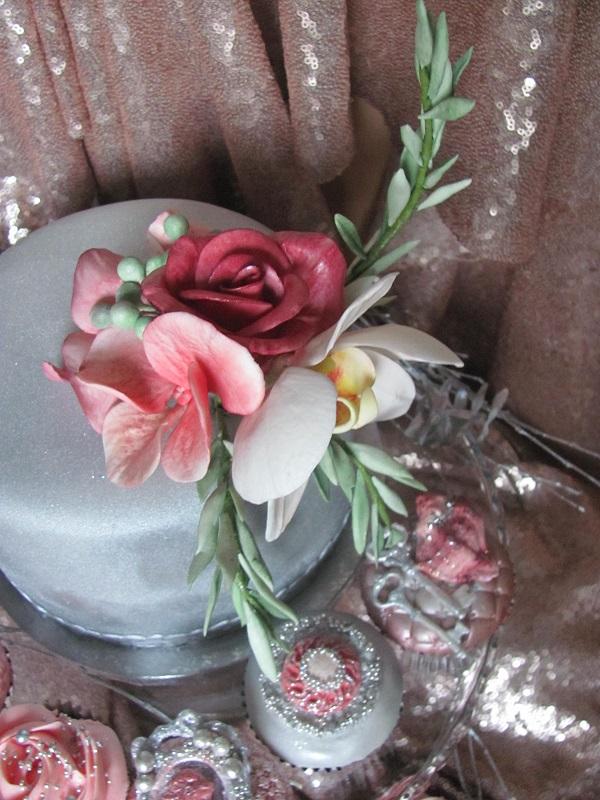 metalická strieborná, torta, Narodeninové torty, Tatjana Dobrovičová, 1