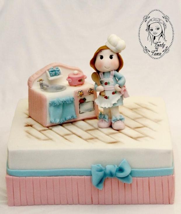 Pre moju malú kucháročku :-), torta, Torty pre dievčatá Pre moju malú kucháročku :-), torta, Torty pre dievčatá, grasie, 1