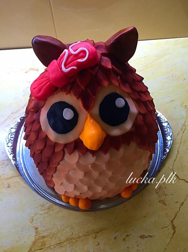 sovička, torta, Torty so zvieratkami, lucka.plk, 1
