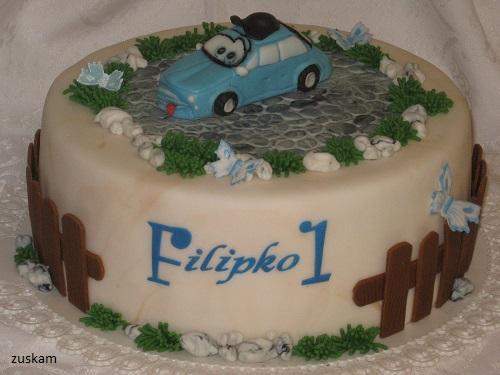 pre filipka, torta, Torty autíčka, vláčiky, zuskam, 1