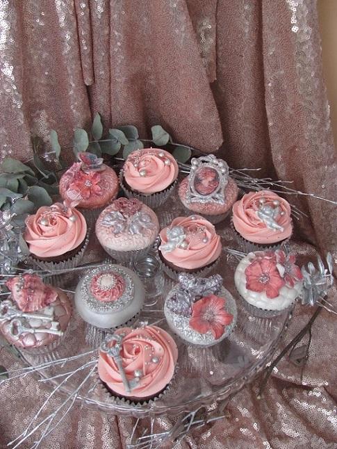 cupcakes - metalická strieborná, torta, Zákusky cupcakes - metalická strieborná, torta, Zákusky, Tatjana Dobrovičová, 1