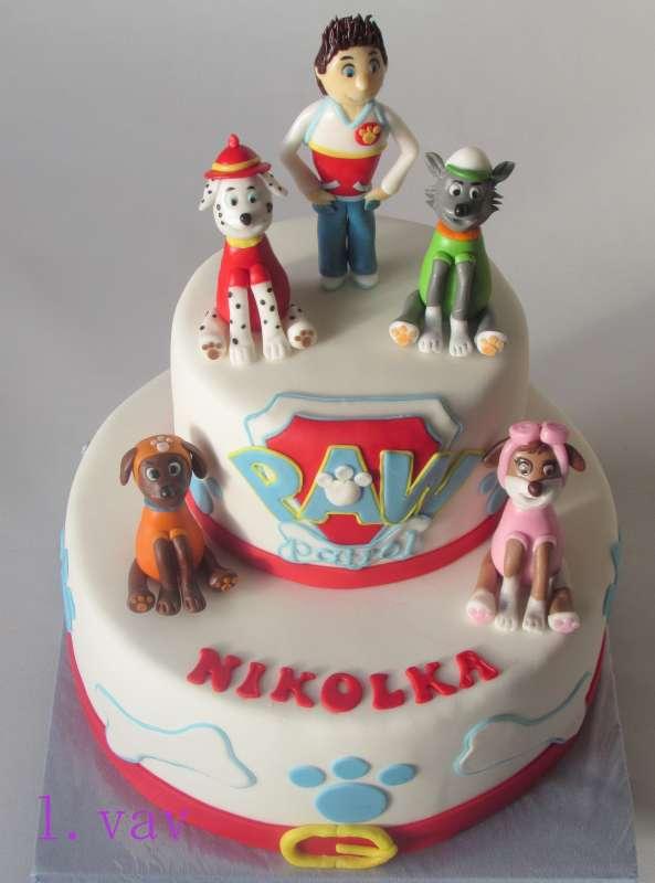 Psičková z rozprávky PAW, torta, Torty so zvieratkami, l.vav, 1